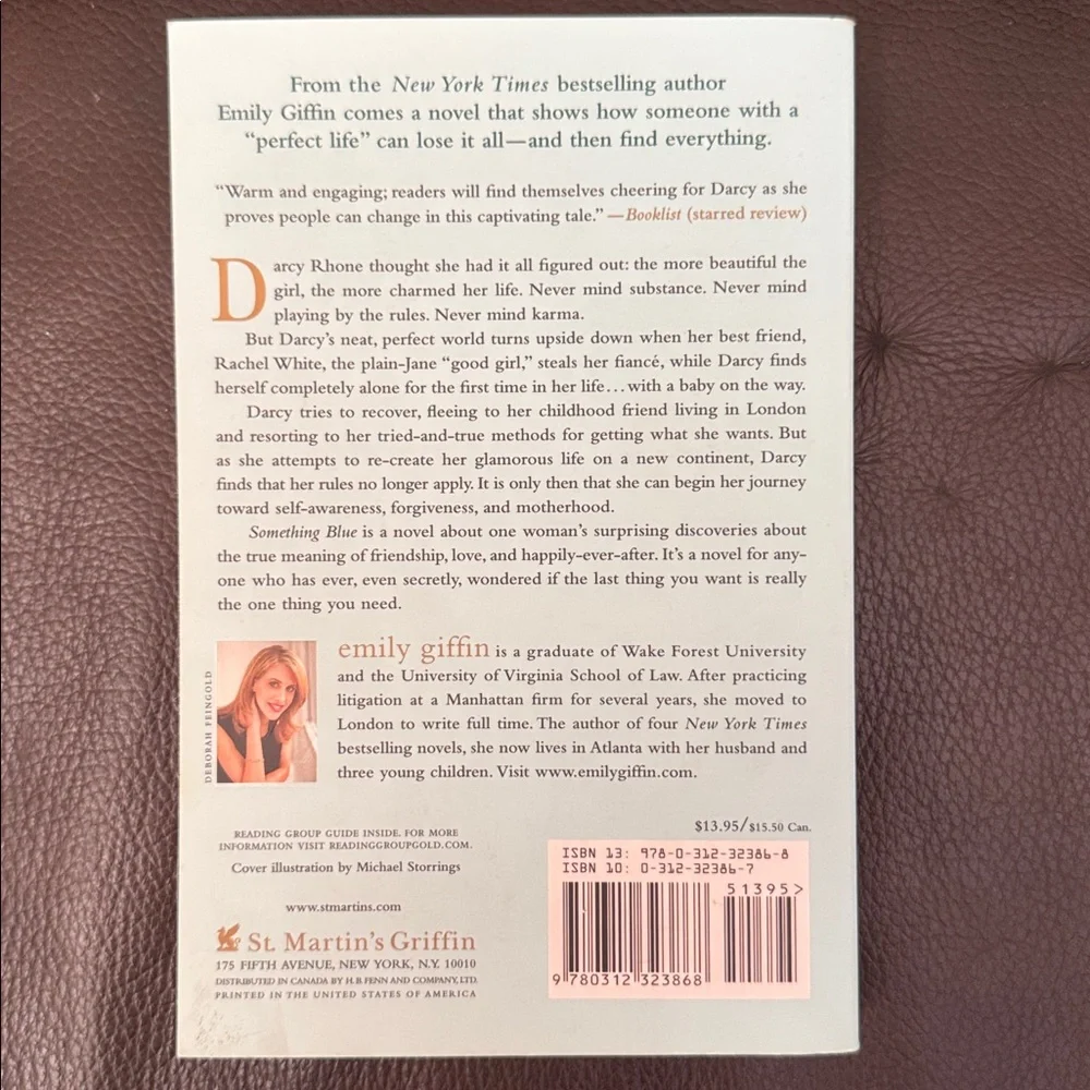 Emily Giffin “Something Blue” Fiction Paperback Novel
